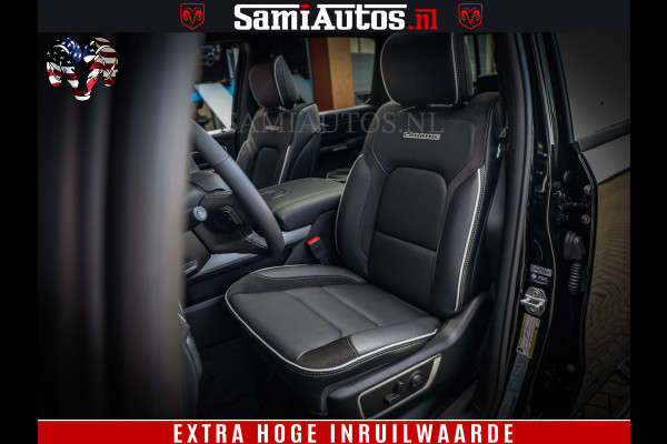 Dodge Ram 1500 Night Premium | Full Option | Eerste Eigenaar | De Meest Luxe Pick-Up in zijn Klasse | Comfortabele Dubbele Cabine met Royale 5 Zitplaatsen | Bom Vol |