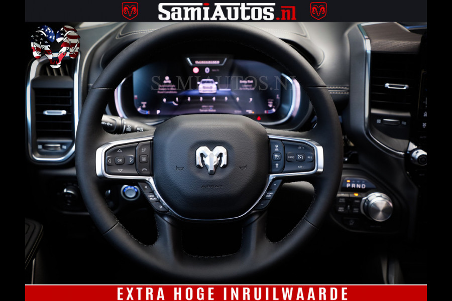 Dodge Ram 1500 Night Premium | Full Option | Eerste Eigenaar | De Meest Luxe Pick-Up in zijn Klasse | Comfortabele Dubbele Cabine met Royale 5 Zitplaatsen | Bom Vol |