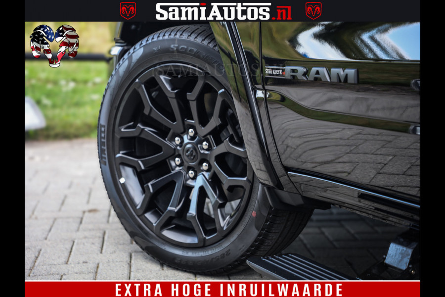 Dodge Ram 1500 Night Premium | Full Option | Eerste Eigenaar | De Meest Luxe Pick-Up in zijn Klasse | Comfortabele Dubbele Cabine met Royale 5 Zitplaatsen | Bom Vol |