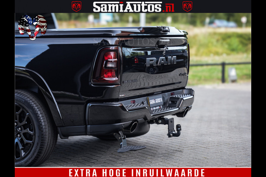 Dodge Ram 1500 Night Premium | Full Option | Eerste Eigenaar | De Meest Luxe Pick-Up in zijn Klasse | Comfortabele Dubbele Cabine met Royale 5 Zitplaatsen | Bom Vol |