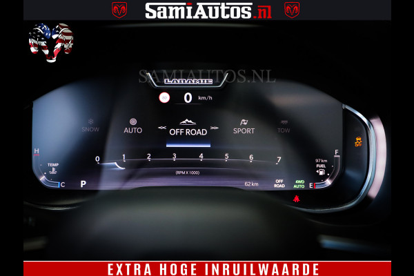 Dodge Ram 1500 Night Premium | Full Option | Eerste Eigenaar | De Meest Luxe Pick-Up in zijn Klasse | Comfortabele Dubbele Cabine met Royale 5 Zitplaatsen | Bom Vol |