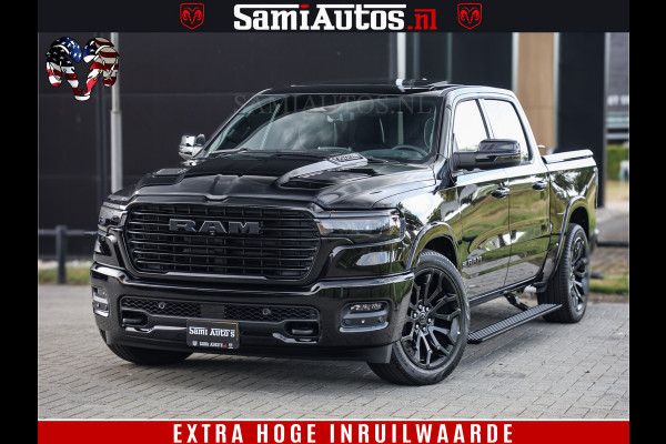 Dodge Ram 1500 Night Premium | Full Option | Eerste Eigenaar | De Meest Luxe Pick-Up in zijn Klasse | Comfortabele Dubbele Cabine met Royale 5 Zitplaatsen | Bom Vol |