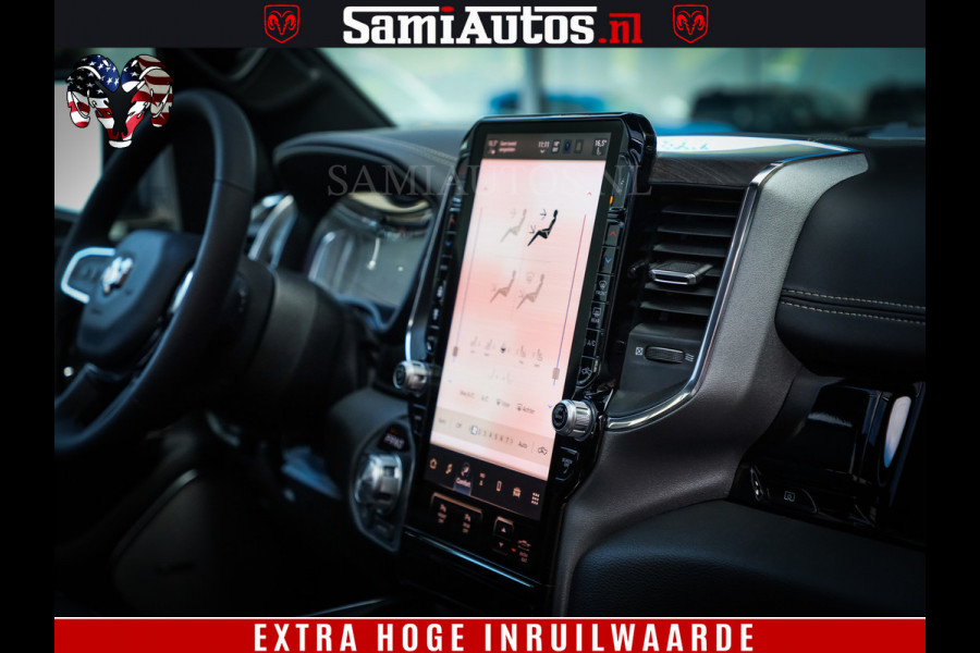 Dodge Ram 1500 Night Premium | Full Option | Eerste Eigenaar | De Meest Luxe Pick-Up in zijn Klasse | Comfortabele Dubbele Cabine met Royale 5 Zitplaatsen | Bom Vol |
