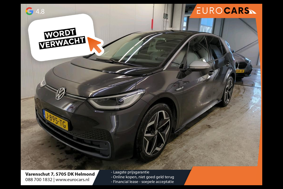 Volkswagen ID.3 First Plus 58 kWh Navigatie Apple Carplay/Android Auto Adaptive Cruise Control Camera Parkeersensoren Stoel- en stuurverwarming Lichtmetalen velgen Climate Control