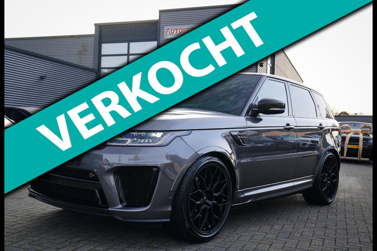 Land Rover Range Rover Sport 5.0 V8 SC SVR | Carbon Package | Kuipstoelen | 360 cam | HuD | Treeplanken | Stoelkoeling | Applecarp