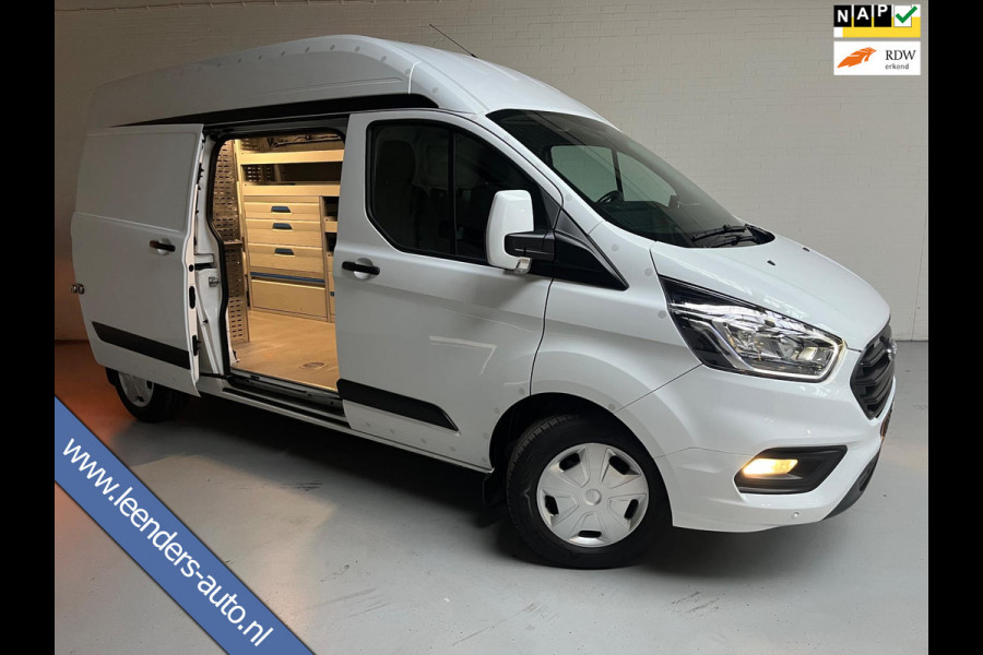 Ford Transit Custom SERVICEWAGEN LANG/ HOOG 320 2.0 TDCI EURO6 L2H2 TREND, SORTIMO INRICHTING ,V230 OMVORMER, RIJKLAARPRIJS