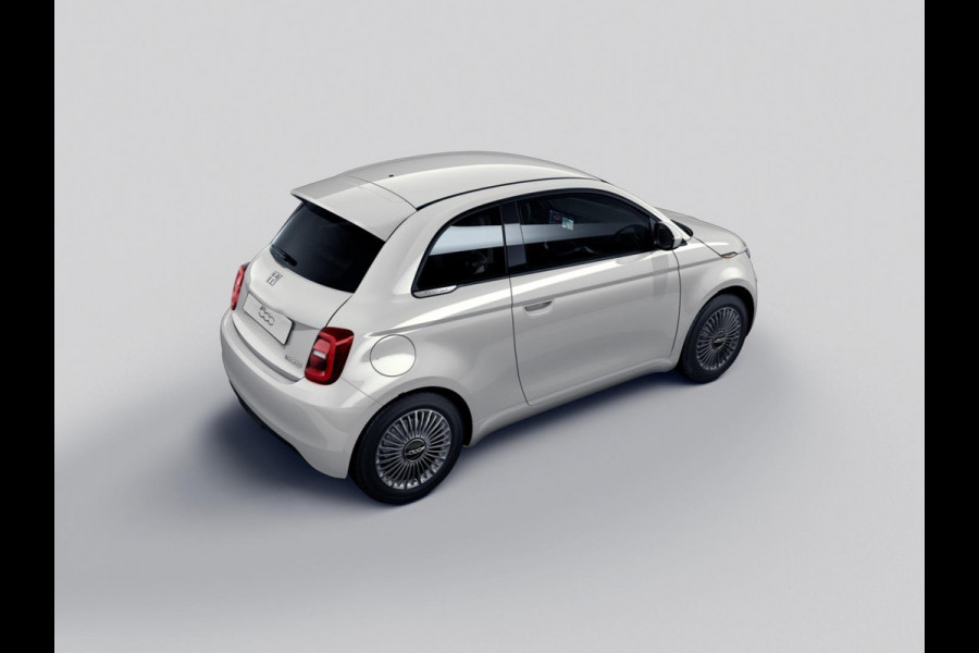 Fiat 500 Hybrid Torino Launch Edition | Private Lease € 387,- | New | Clima | Carplay | PDC | Priv Glass | Ice White