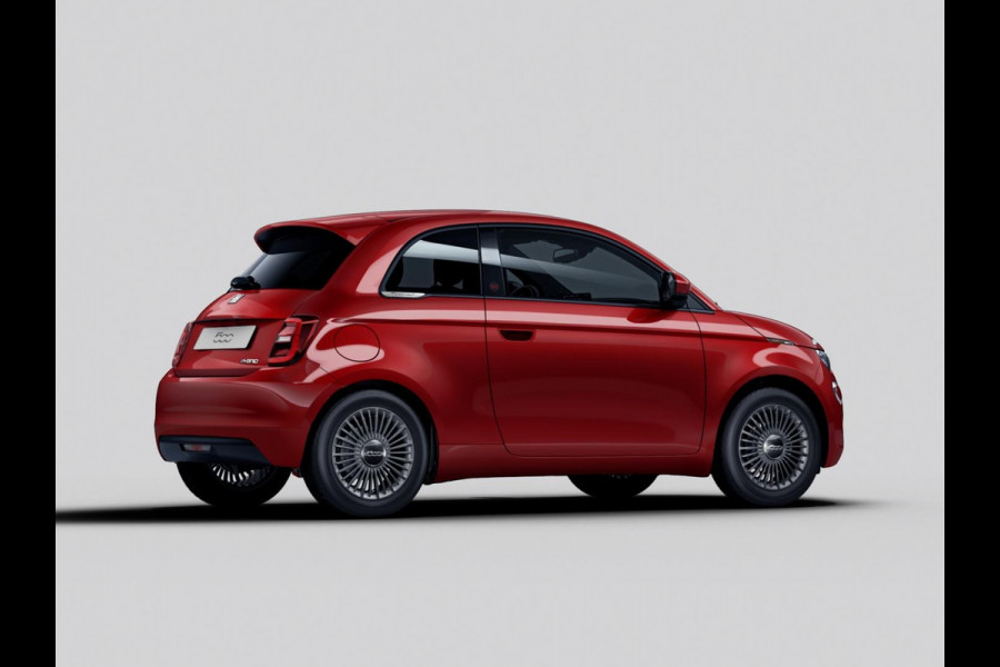 Fiat 500 Hybrid Torino Launch Edition | Private Lease € 379,- | New | Clima | Carplay | PDC | Priv Glass | Rosso Passione