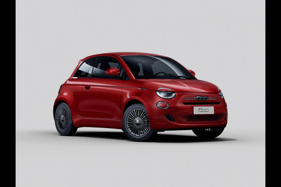 Fiat 500 Hybrid Torino Launch Edition | Private Lease € 379,- | New | Clima | Carplay | PDC | Priv Glass | Rosso Passione