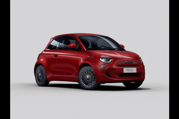 Fiat 500 Hybrid Torino Launch Edition | Private Lease € 379,- | New | Clima | Carplay | PDC | Priv Glass | Rosso Passione