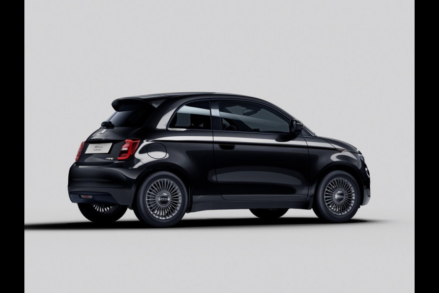 Fiat 500 Hybrid Torino Launch Edition | Private Lease € 387,- | New | Clima | Carplay | PDC | Priv Glass | Onyx Black