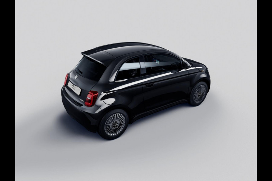 Fiat 500 Hybrid Torino Launch Edition | Private Lease € 387,- | New | Clima | Carplay | PDC | Priv Glass | Onyx Black