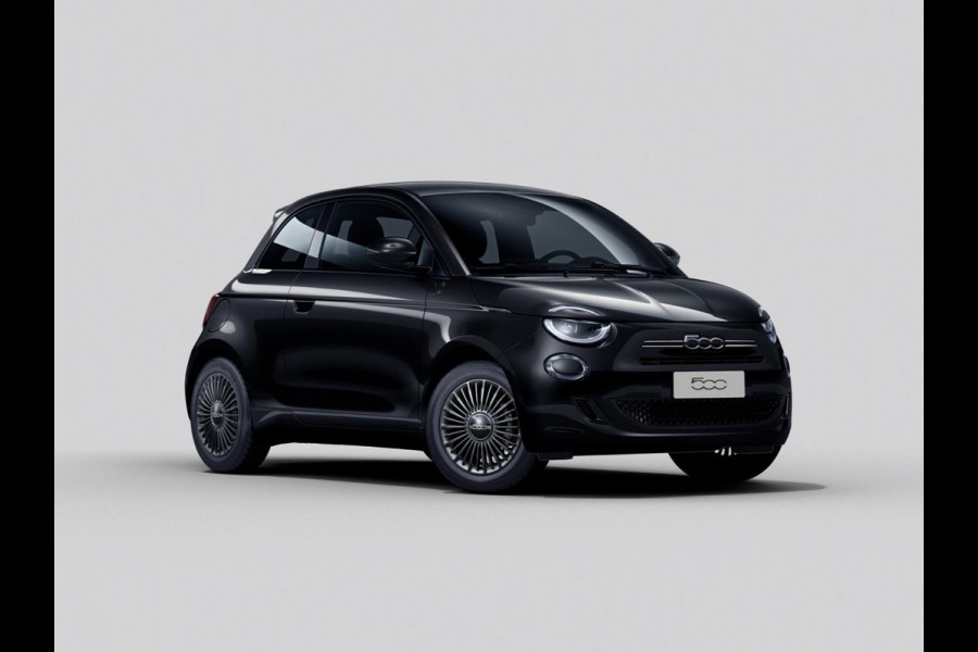 Fiat 500 Hybrid Torino Launch Edition | Private Lease € 387,- | New | Clima | Carplay | PDC | Priv Glass | Onyx Black