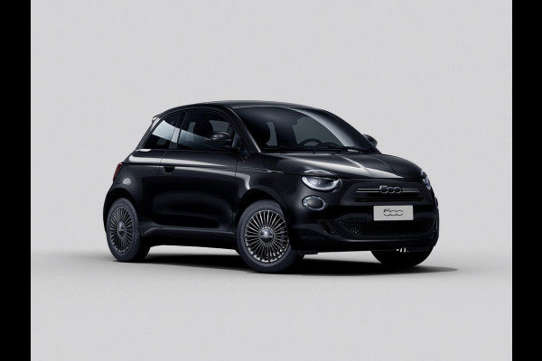 Fiat 500 Hybrid Torino Launch Edition | Private Lease € 387,- | New | Clima | Carplay | PDC | Priv Glass | Onyx Black