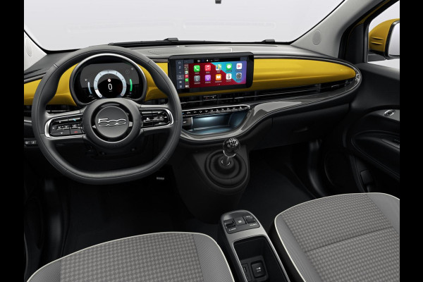 Fiat 500 Hybrid Torino Launch Edition | Private Lease € 387,- | New | Clima | Carplay | PDC | Priv Glass | Sun of Italy