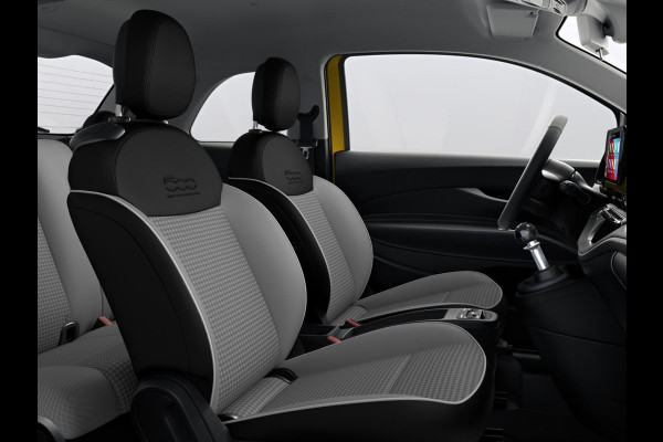 Fiat 500 Hybrid Torino Launch Edition | Private Lease € 387,- | New | Clima | Carplay | PDC | Priv Glass | Sun of Italy