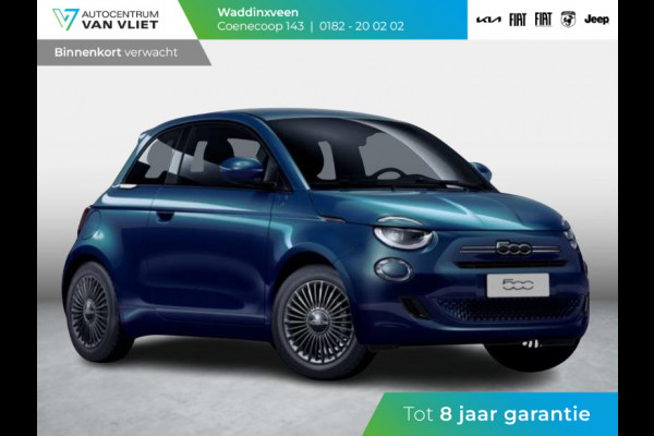 Fiat 500 Hybrid Torino Launch Edition | Private Lease € 387,- | New | Clima | Carplay | PDC | Priv Glass | Ocean Green