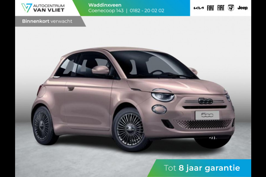 Fiat 500 Hybrid Torino Launch Edition | Private Lease € 387,- | New | Clima | Carplay | PDC | Priv Glass | Rose Gold