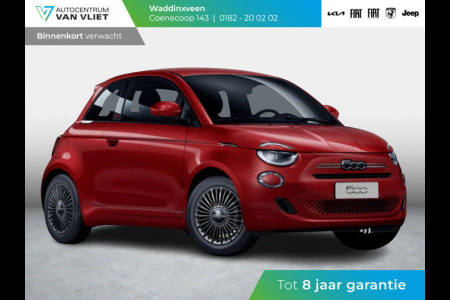 Fiat 500 Hybrid Torino Launch Edition | Private Lease € 379,- | New | Clima | Carplay | PDC | Priv Glass | Rosso Passione