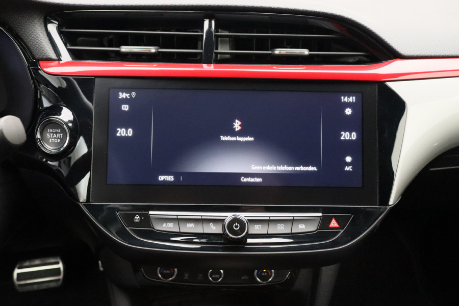 Opel Corsa 1.2 GS Line Automaat LED, Climate, Cruise, Apple Carplay, Navigatie, Keyless, 17''