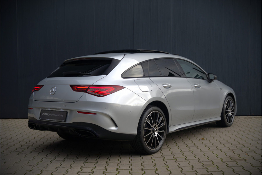 Mercedes-Benz CLA-Klasse Shooting Brake 250 e Edition | AMG Line | Panoramadak | Stoelverwarming | Camera | Keyless | Ambiance Verlichting | Cruise Control | Multibeam LED | BTW |