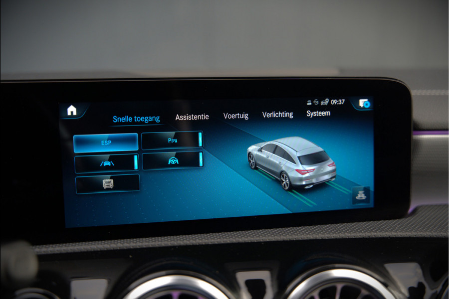 Mercedes-Benz CLA-Klasse Shooting Brake 250 e Edition | AMG Line | Panoramadak | Stoelverwarming | Camera | Keyless | Ambiance Verlichting | Cruise Control | Multibeam LED | BTW |