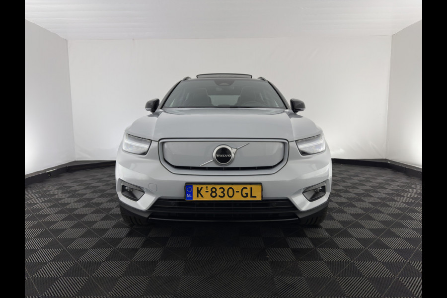 Volvo XC40 Recharge P8 AWD R-Design [ 3-Fase ] {SOH-89%} (INCL-BTW) *PANO | LEATHER-MICROFIBRE | DIGI-COCKPIT | FULL-LED | NAVI-FULLMAP | ECC | CARPLAY | PDC | KEYLESS | HEATED-SPORTSEATS | BLIS | PRIVACY-GLASS | 20"ALU*