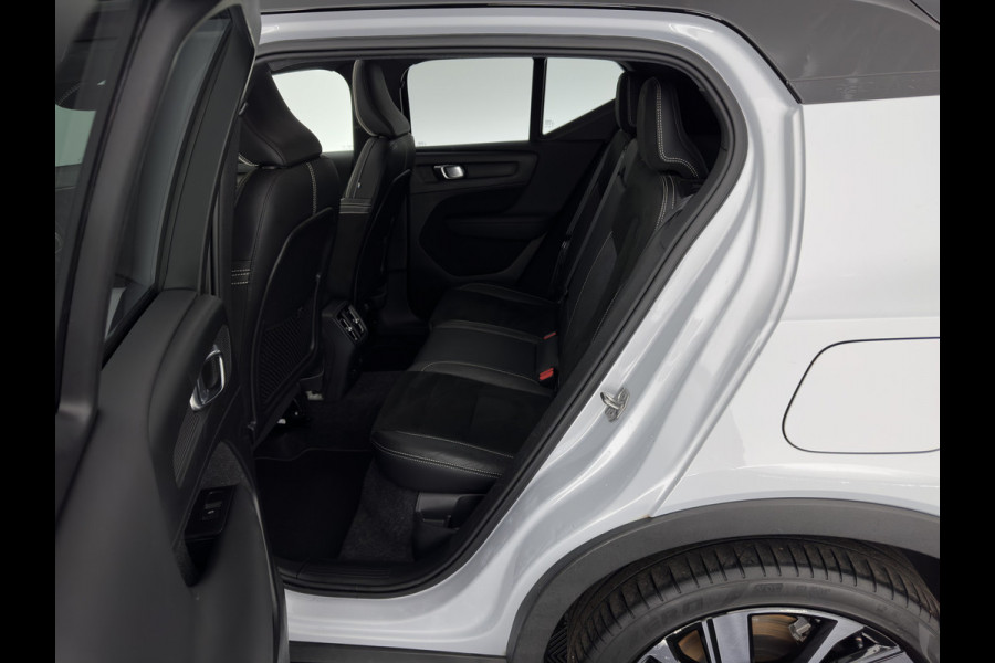 Volvo XC40 Recharge P8 AWD R-Design [ 3-Fase ] {SOH-89%} (INCL-BTW) *PANO | LEATHER-MICROFIBRE | DIGI-COCKPIT | FULL-LED | NAVI-FULLMAP | ECC | CARPLAY | PDC | KEYLESS | HEATED-SPORTSEATS | BLIS | PRIVACY-GLASS | 20"ALU*