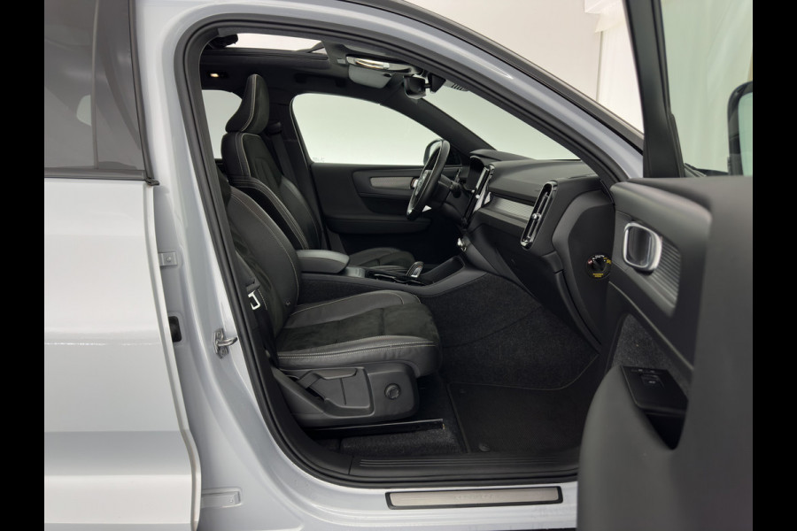 Volvo XC40 Recharge P8 AWD R-Design [ 3-Fase ] {SOH-89%} (INCL-BTW) *PANO | LEATHER-MICROFIBRE | DIGI-COCKPIT | FULL-LED | NAVI-FULLMAP | ECC | CARPLAY | PDC | KEYLESS | HEATED-SPORTSEATS | BLIS | PRIVACY-GLASS | 20"ALU*