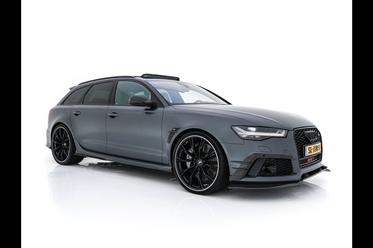 Audi RS6 4.0 TFSI RS6+ ABT 1/50 Aut. *1-OWNER | CERAMIC-BRAKES | PANO | HEAD-UP | RS-SEATS | LUXURY-LEATHER | MATRIX-LED | ADAPTIVE-CRUISE | BLIND-SPOT | BOSE-SOUND | MEMORY-PACK | TOP-VIEW | KEYLESS | NAVI-FULLMAP | DAB+ |