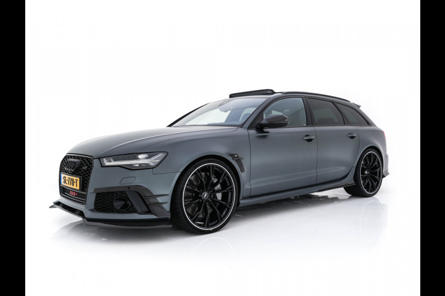 Audi RS6 4.0 TFSI RS6+ ABT 1/50 Aut. *1-OWNER | CERAMIC-BRAKES | PANO | HEAD-UP | RS-SEATS | LUXURY-LEATHER | MATRIX-LED | ADAPTIVE-CRUISE | BLIND-SPOT | BOSE-SOUND | MEMORY-PACK | TOP-VIEW | KEYLESS | NAVI-FULLMAP | DAB+ |
