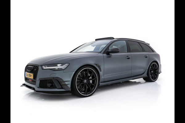 Audi RS6 4.0 TFSI RS6+ ABT 1/50 Aut. *1-OWNER | CERAMIC-BRAKES | PANO | HEAD-UP | RS-SEATS | LUXURY-LEATHER | MATRIX-LED | ADAPTIVE-CRUISE | BLIND-SPOT | BOSE-SOUND | MEMORY-PACK | TOP-VIEW | KEYLESS | NAVI-FULLMAP | DAB+ |