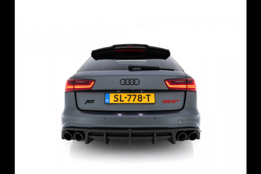 Audi RS6 4.0 TFSI RS6+ ABT 1/50 Aut. *1-OWNER | CERAMIC-BRAKES | PANO | HEAD-UP | RS-SEATS | LUXURY-LEATHER | MATRIX-LED | ADAPTIVE-CRUISE | BLIND-SPOT | BOSE-SOUND | MEMORY-PACK | TOP-VIEW | KEYLESS | NAVI-FULLMAP | DAB+ |