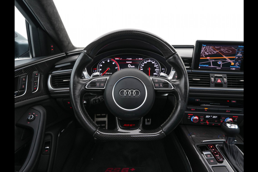 Audi RS6 4.0 TFSI RS6+ ABT 1/50 Aut. *1-OWNER | CERAMIC-BRAKES | PANO | HEAD-UP | RS-SEATS | LUXURY-LEATHER | MATRIX-LED | ADAPTIVE-CRUISE | BLIND-SPOT | BOSE-SOUND | MEMORY-PACK | TOP-VIEW | KEYLESS | NAVI-FULLMAP | DAB+ |