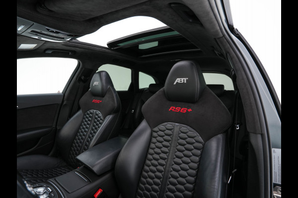 Audi RS6 4.0 TFSI RS6+ ABT 1/50 Aut. *1-OWNER | CERAMIC-BRAKES | PANO | HEAD-UP | RS-SEATS | LUXURY-LEATHER | MATRIX-LED | ADAPTIVE-CRUISE | BLIND-SPOT | BOSE-SOUND | MEMORY-PACK | TOP-VIEW | KEYLESS | NAVI-FULLMAP | DAB+ |