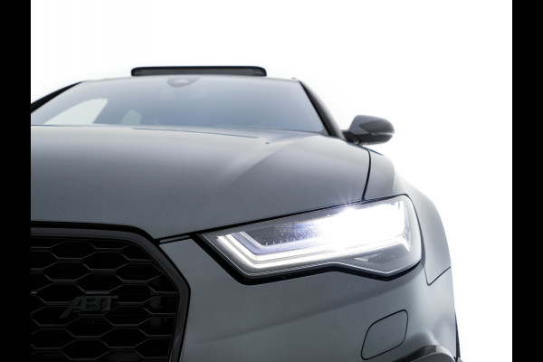 Audi RS6 4.0 TFSI RS6+ ABT 1/50 Aut. *1-OWNER | CERAMIC-BRAKES | PANO | HEAD-UP | RS-SEATS | LUXURY-LEATHER | MATRIX-LED | ADAPTIVE-CRUISE | BLIND-SPOT | BOSE-SOUND | MEMORY-PACK | TOP-VIEW | KEYLESS | NAVI-FULLMAP | DAB+ |