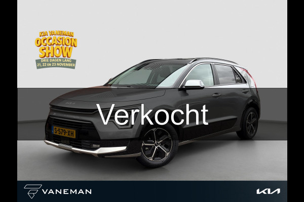 Kia Niro 1.6 GDi Hybrid DynamicPlusLine Automaat | Leder | Stoel & Stuurverwarming | Camera | Cruise | Dodehoek | Navi | Apple Carplay & Android Auto |