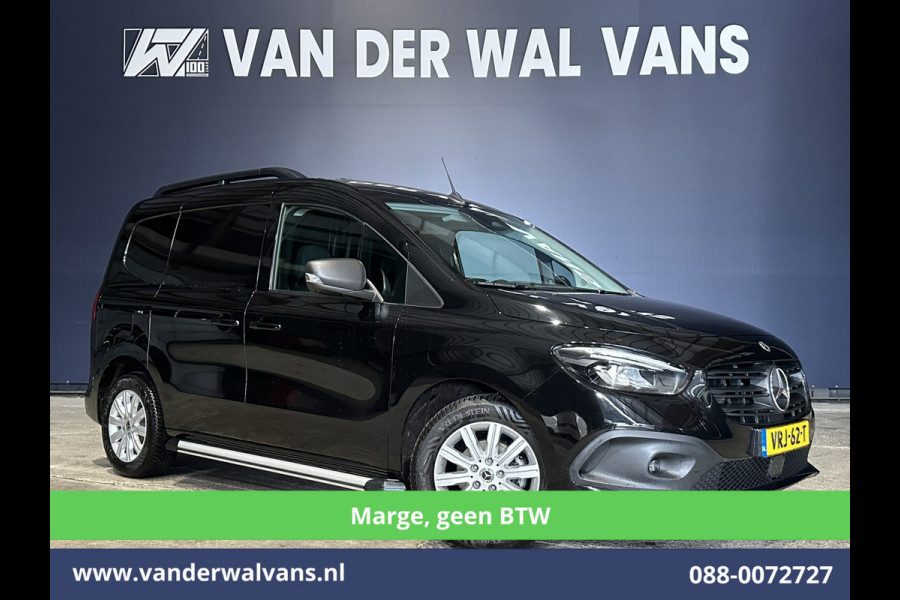 Mercedes-Benz Citan 110CDI **Marge, GEEN BTW** L1H1 Euro6 Airco | Navigatie | Camera | Apple Carplay | Cruisecontrol | LM Velgen Android Auto, Sidebars, 1500kg Trekhaak, Dakdragers, Parkeersensoren, Stoelverwarming