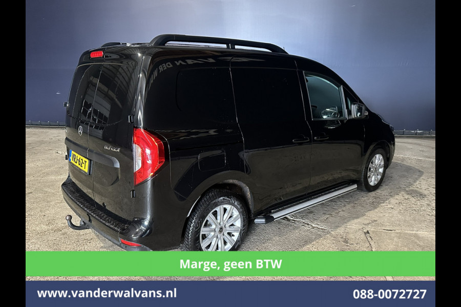 Mercedes-Benz Citan 110CDI **Marge, GEEN BTW** L1H1 Euro6 Airco | Navigatie | Camera | Apple Carplay | Cruisecontrol | LM Velgen Android Auto, Sidebars, 1500kg Trekhaak, Dakdragers, Parkeersensoren, Stoelverwarming