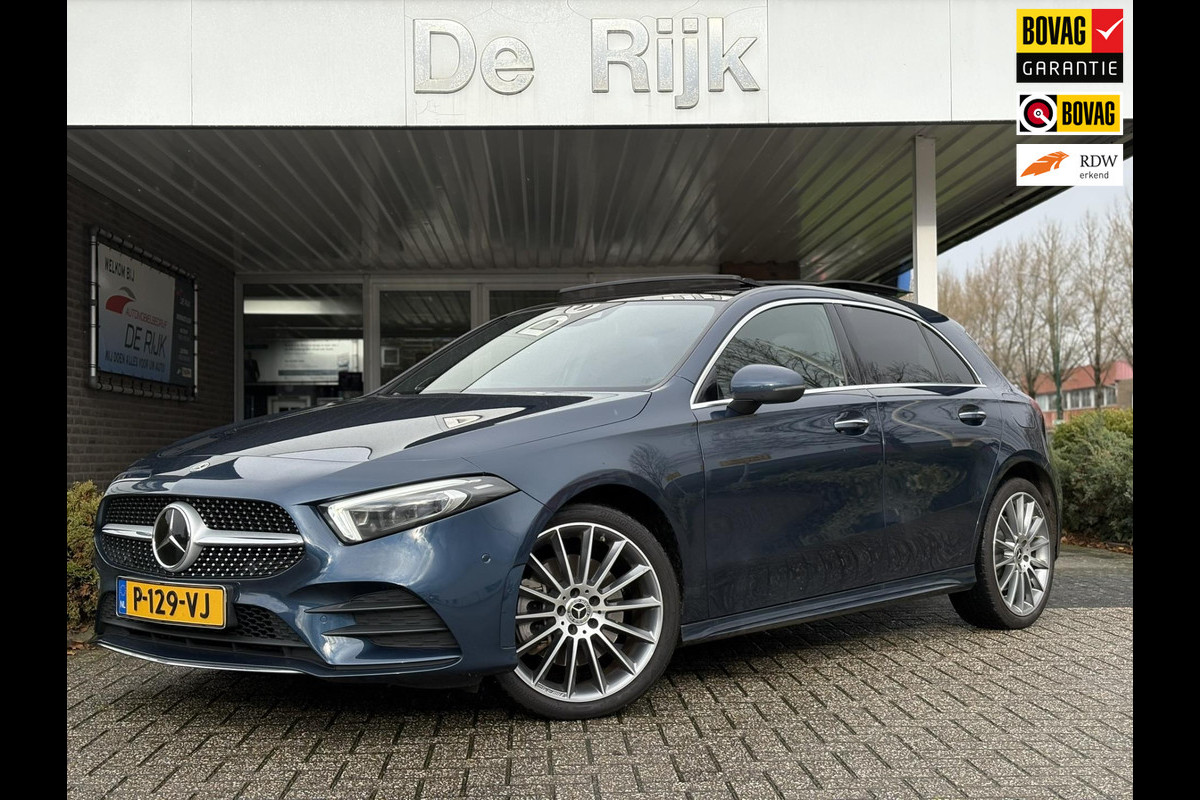 Mercedes-Benz A-Klasse 250 e PHEV | AMG-Line | Pano, Leder, ACC, Burmester, Sfeerverl., Navi, Camera, Matrix | Dealeronderhouden |