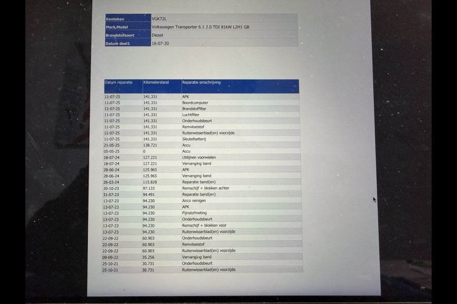 Volkswagen Transporter 2.0 TDI 110PK Euro 6 L2H1 Cruise control/CarPlay/ camera