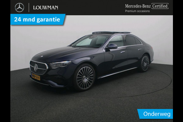 Mercedes-Benz E-Klasse 300 e Sport Edition Trekhaak | Panorama Schuif-Kanteldak | 360° camera | AMG Line | MBUX Superscreen | Premium pakket. Inclusief 24 maanden MB Certified garantie voor Europa.