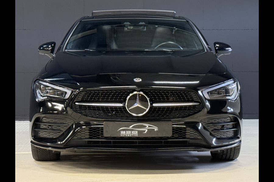 Mercedes-Benz CLA-Klasse Shooting Brake 250 e AMG | Pano | Sfeerverlichting | Burmester | 360 Camera | Adaptive cruise | Elektr. stoelen + memory | Stoelverwarming | Full LED
