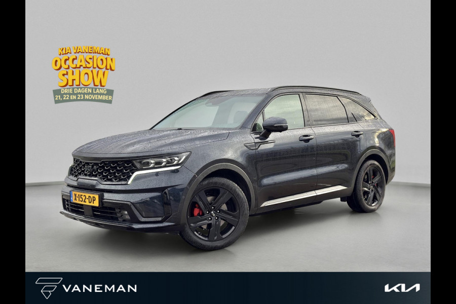 Kia Sorento 1.6 T-GDI Plug-in Hybrid 4WD ExecutiveLine Automaat | Elektrische Trekhaak | 7 Persoons | Panoramadak | BOSE | Leder | HUD | 360 Camera | Navi | 19” Velgen | Stoelkoeling | Key-Less | BSD | Clima | Stuur-/Stoelverwarming | PDC | Cruise | LED |