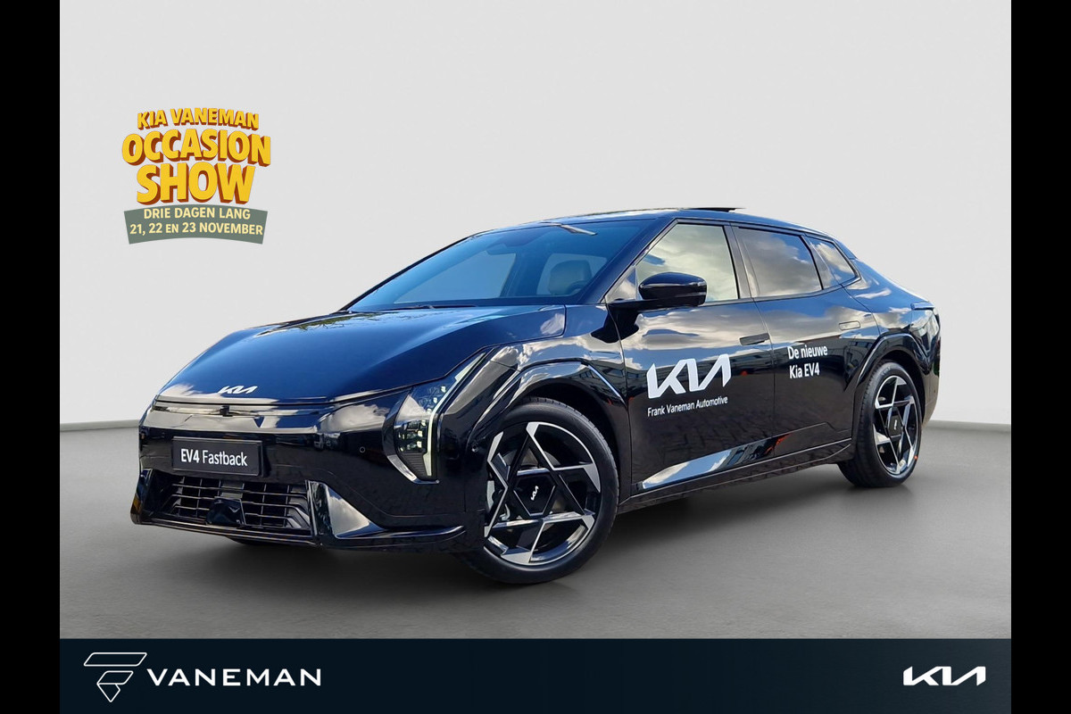 Kia EV4 Fastback GT-PlusLine 81.4 kWh | Dodehoekcamera | Stoelventilatie | Pano | 360 Camera | HUD |