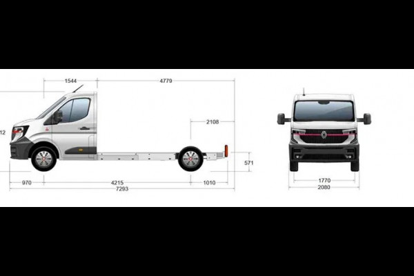 Renault Master Platform Cabine L3H1 E-Tech