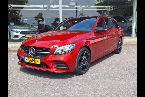 Mercedes-Benz C-Klasse Estate 180 AMG Virtual | Pano | 360 cam | Sfeer | Leder alcantara | Trekhaak 1800kg | occasion