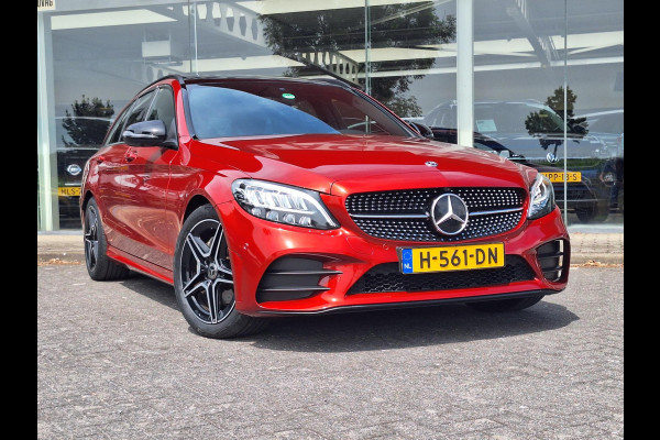 Mercedes-Benz C-Klasse Estate 180 AMG Virtual | Pano | 360 cam | Sfeer | Leder alcantara | Trekhaak 1800kg | occasion