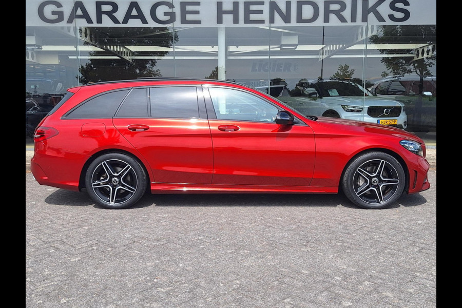 Mercedes-Benz C-Klasse Estate 180 AMG Virtual | Pano | 360 cam | Sfeer | Leder alcantara | Trekhaak 1800kg | occasion