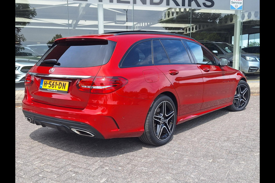 Mercedes-Benz C-Klasse Estate 180 AMG Virtual | Pano | 360 cam | Sfeer | Leder alcantara | Trekhaak 1800kg | occasion